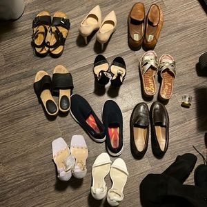 Various shoes and boots